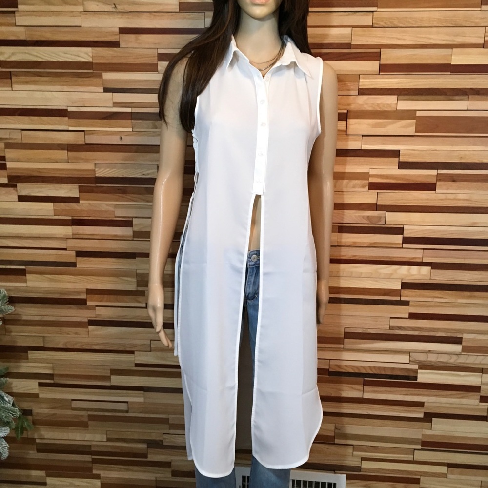 sale SEXY CLASSY LONG TOP - Picture 3 of 8